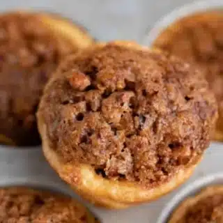 tassies sitting on a muffin tin tray