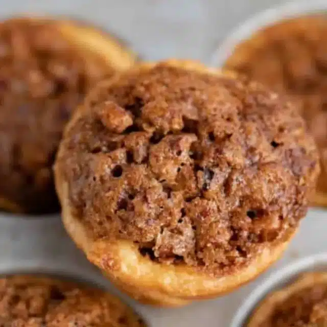 tassies sitting on a muffin tin tray