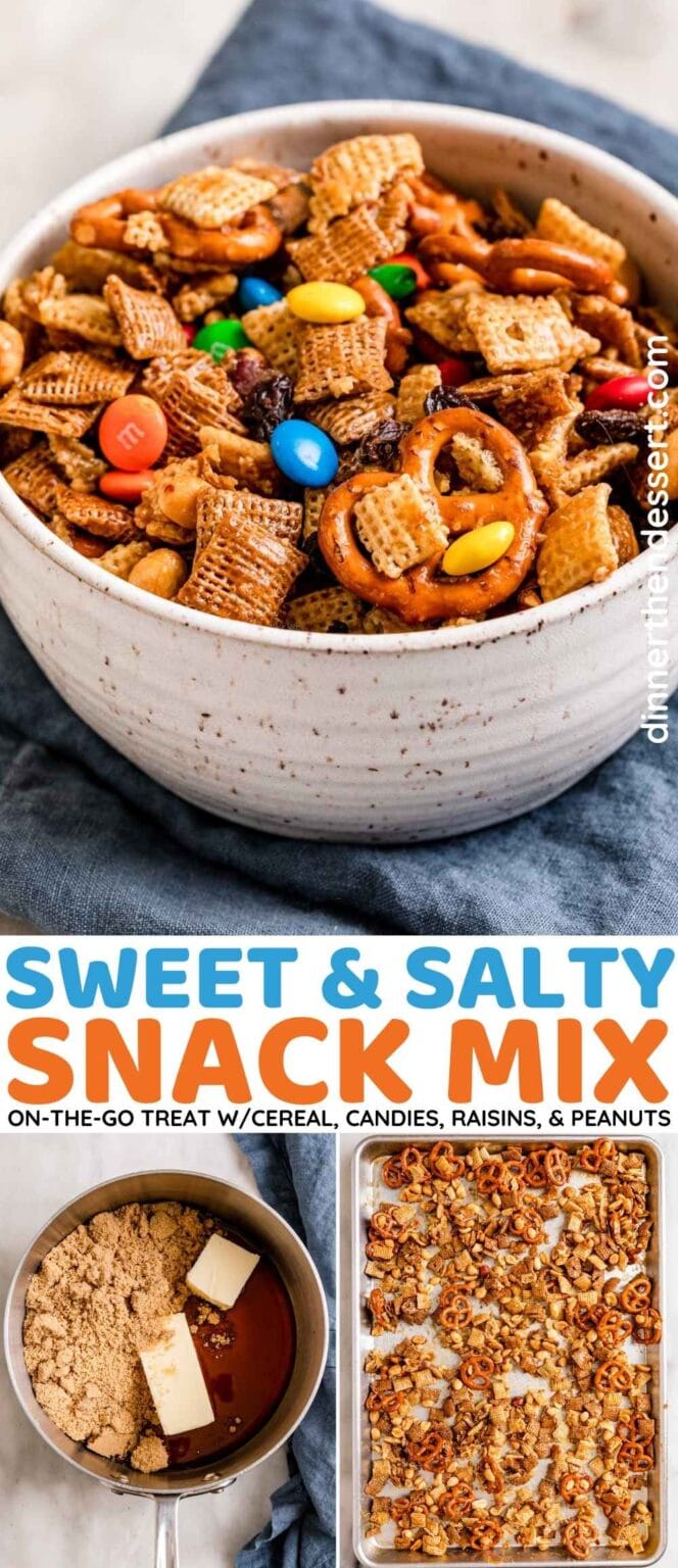 Sweet and Salty Snack Mix Recipe Dinner, then Dessert