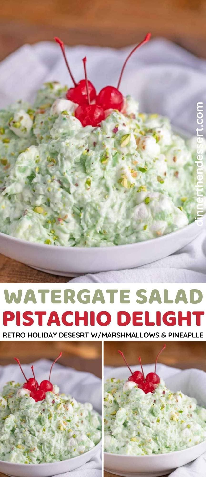 Watergate Salad Collage