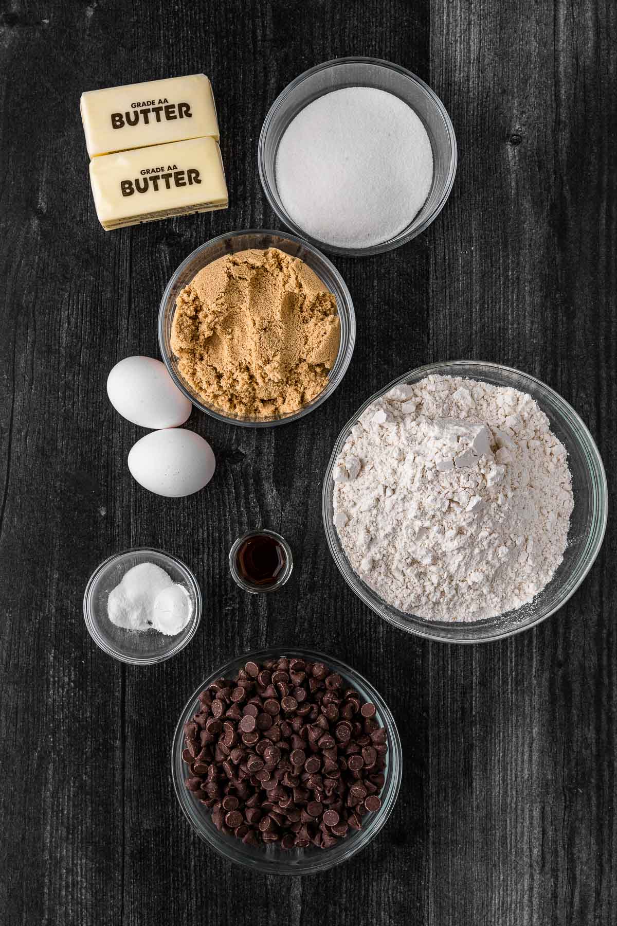 Chocolate Chip Cookies Ingredients