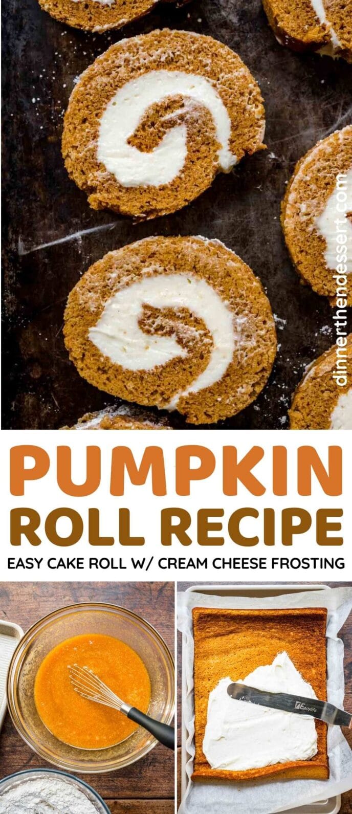 Pumpkin Roll collage