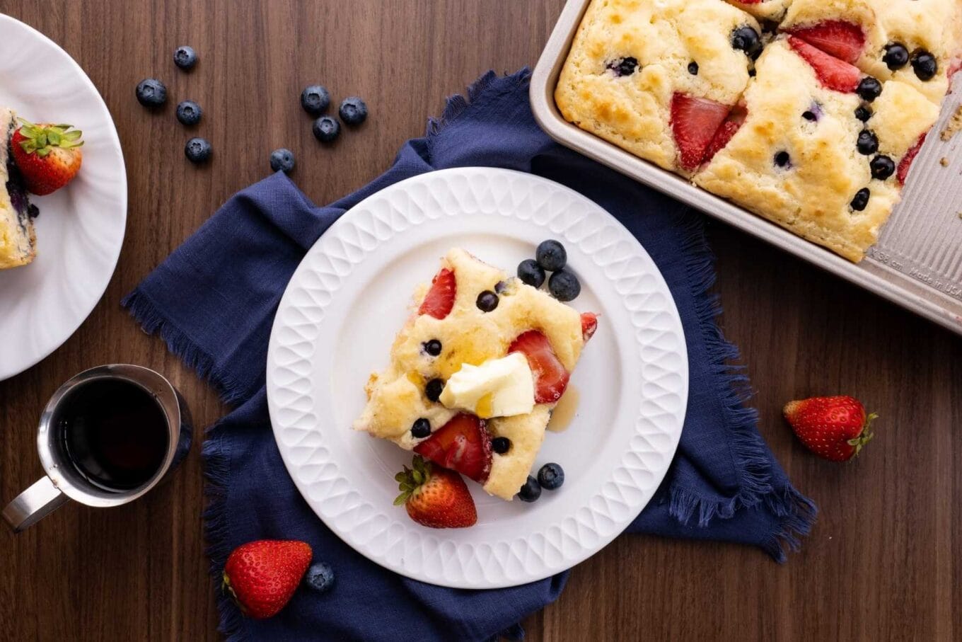 Strawberry Sheet-Pan Pancakes