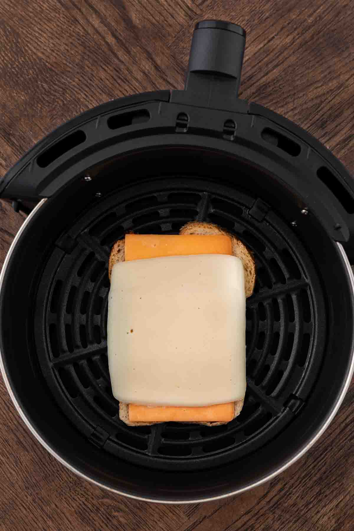 Air Fryer Grilled Cheese Sandwich Recipe - Dinner, then Dessert