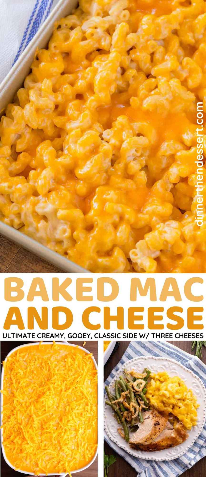 Baked Mac and Cheese Collage
