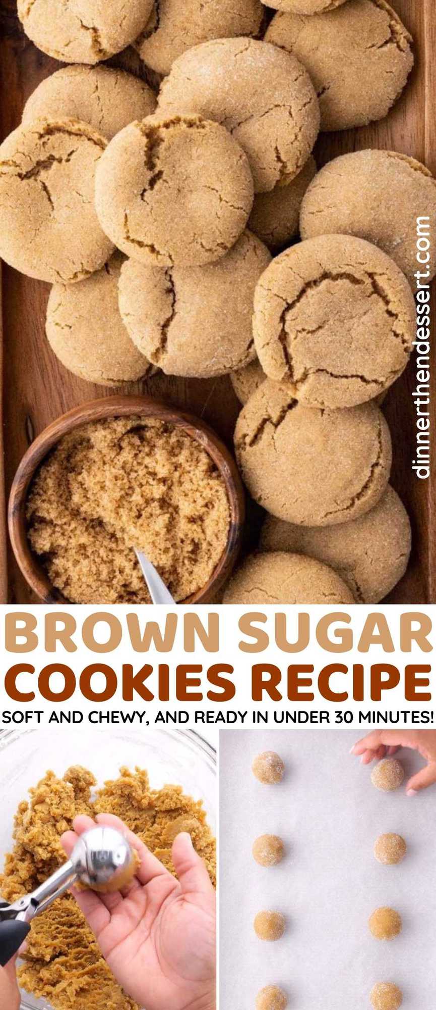 Brown Sugar Cookies collage