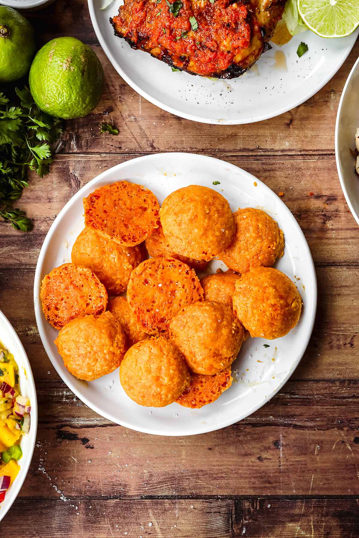 Sharp Cheddar Crackers on serving plate