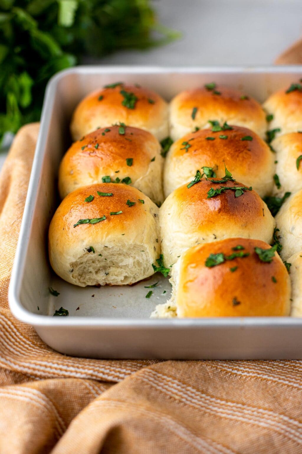 Easygarlic Herb Dinner Rolls Recipe Dinner Then Dessert 0049