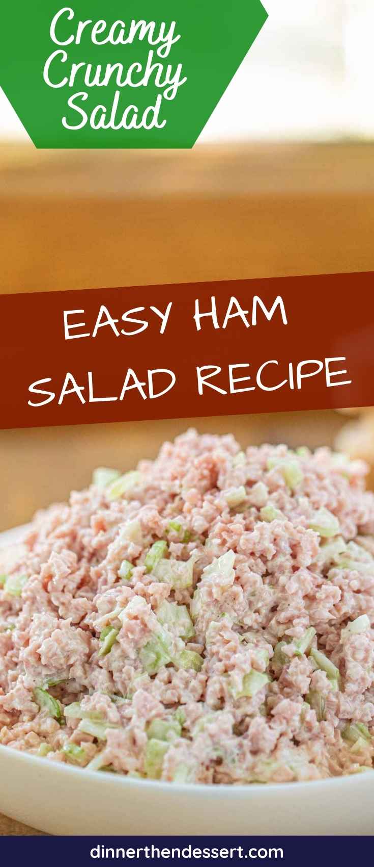 Bowl of ham salad Pin 1