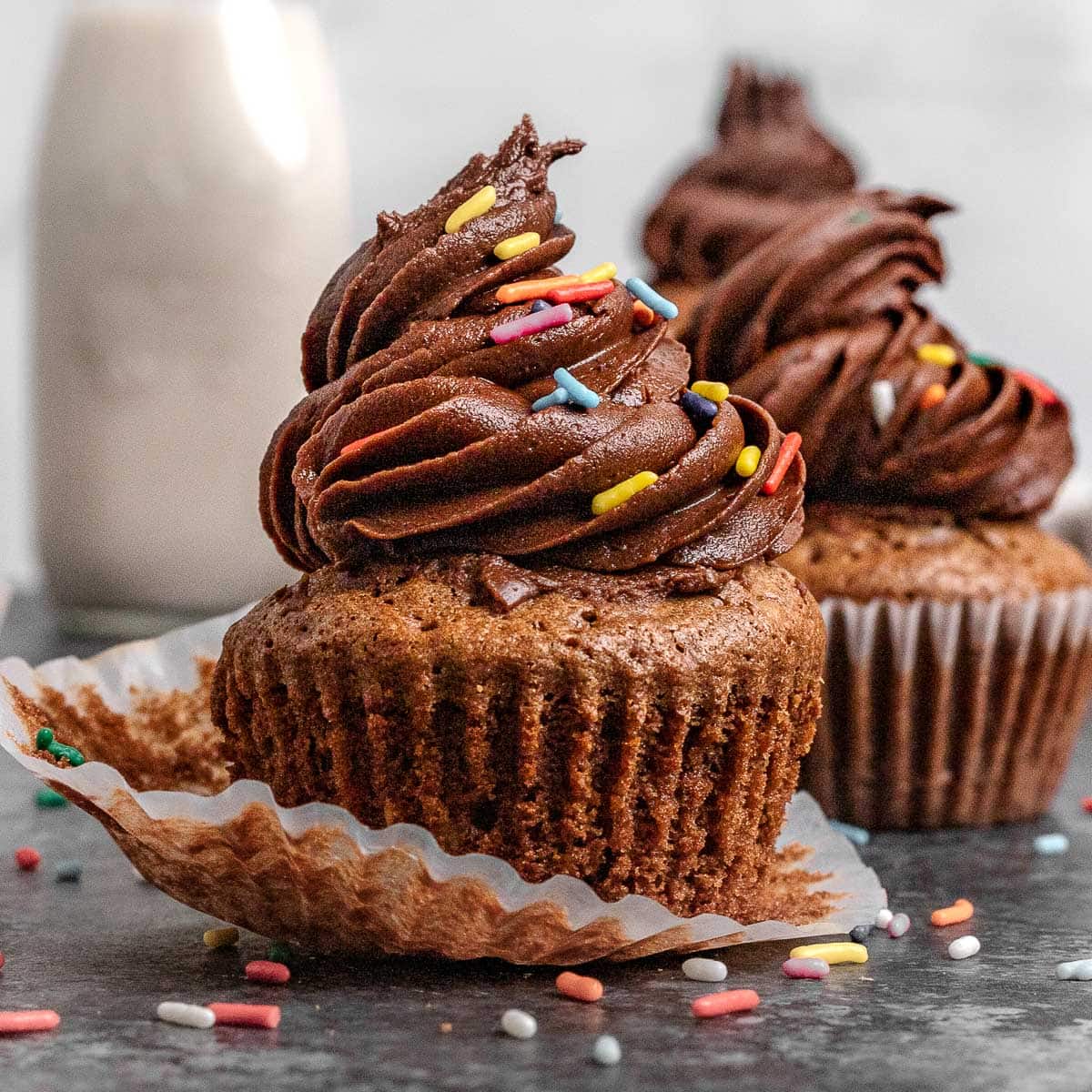 Oreo Brownie Cupcakes - Stuck On Sweet