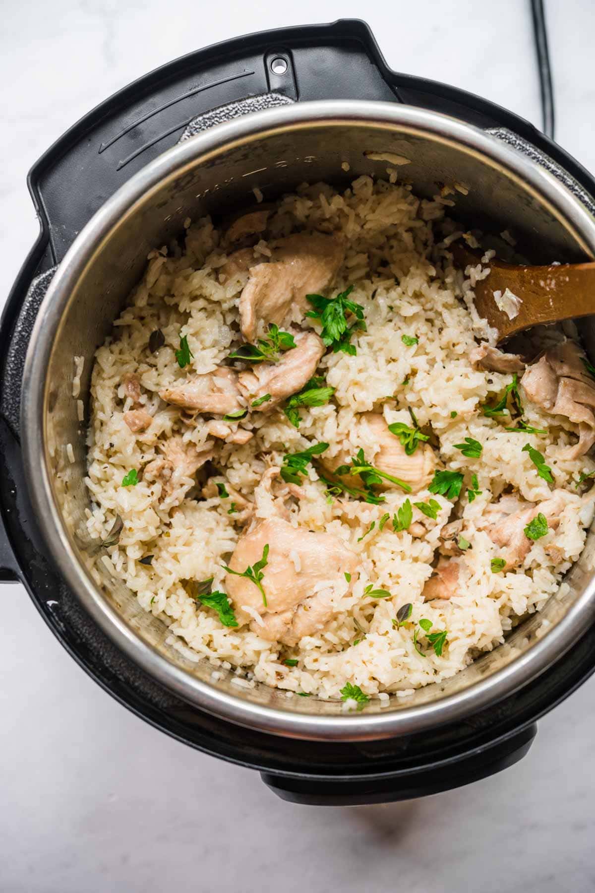 Best chicken and best sale rice recipe instant pot