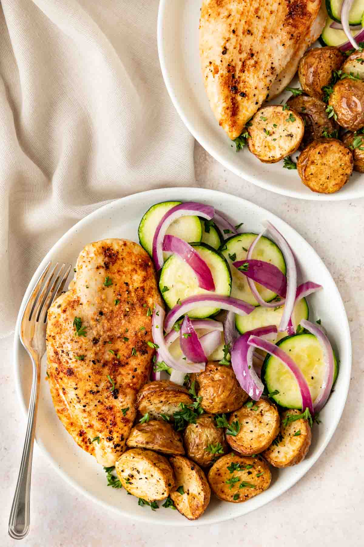 Oven Baked Chicken Breasts - Dinner, then Dessert