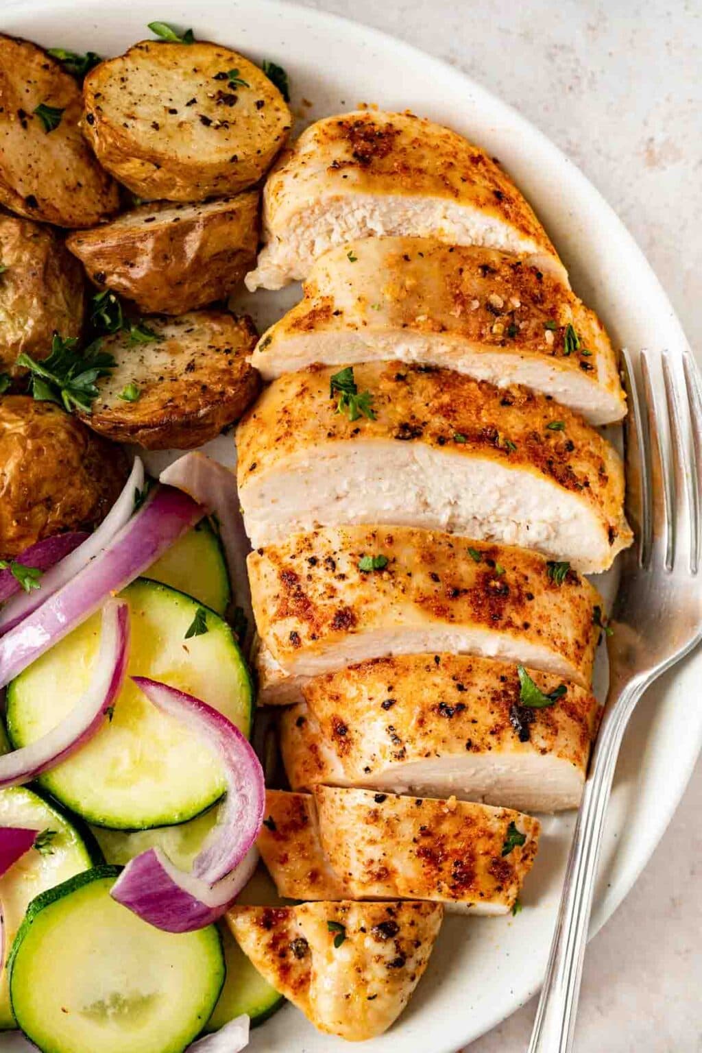 Oven Baked Chicken Breasts - Dinner, then Dessert