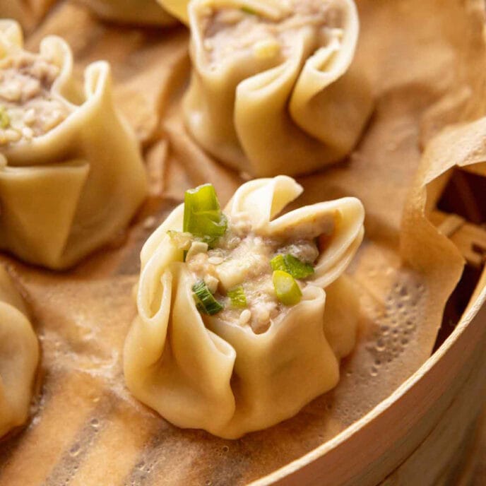 Pork Dim Sum Recipe - Dinner, then Dessert