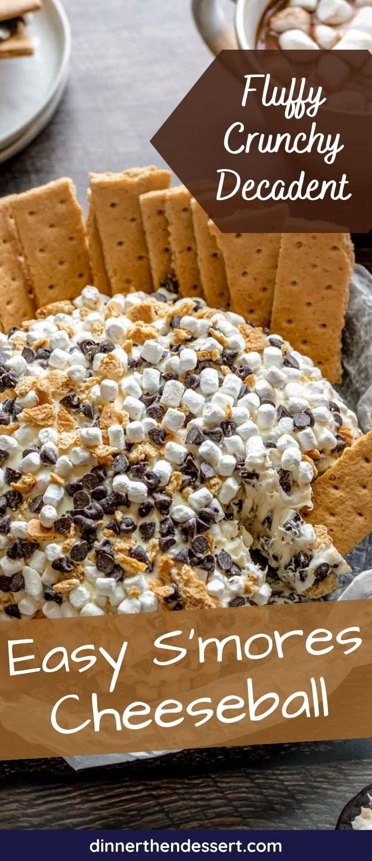 S'mores Cheeseball Collage
