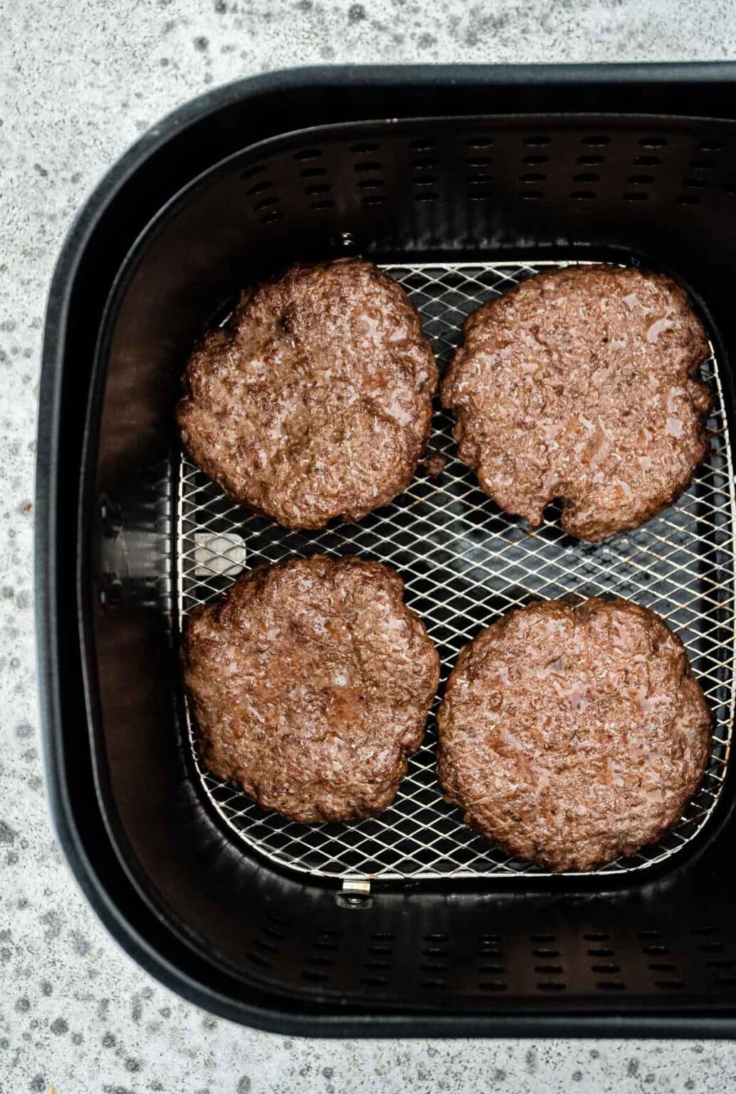 Air Fryer Cheeseburgers Recipe Dinner, then Dessert