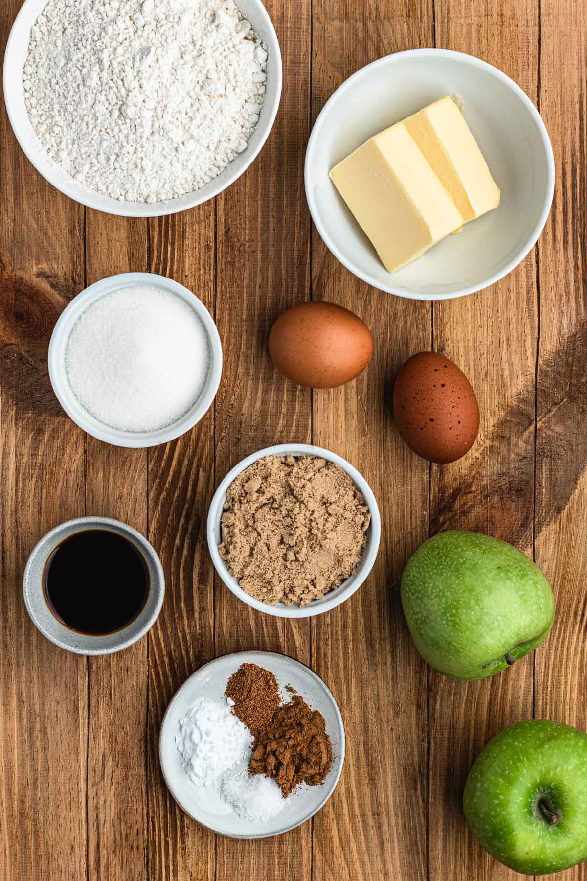 Apple Bread ingredients