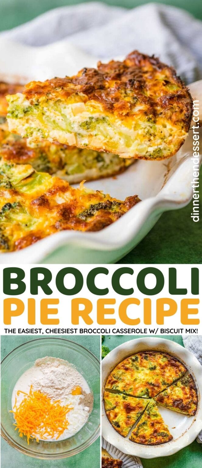 Easy Broccoli Pie Recipe - Dinner, then Dessert