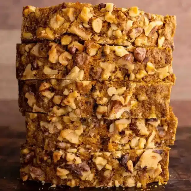 stack of vegetable bread