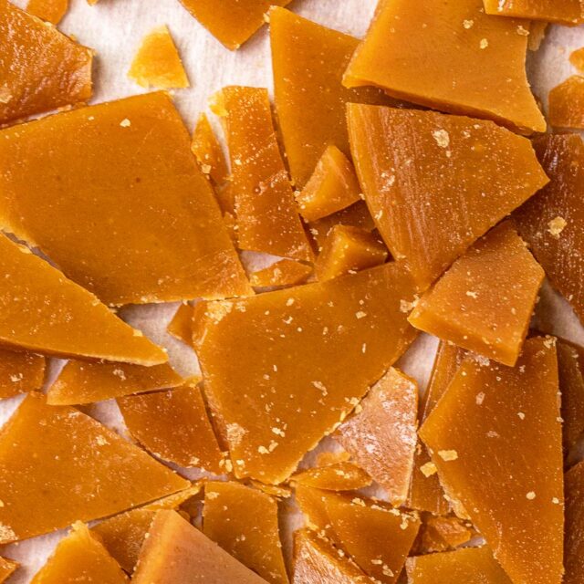 Toffee on pan 4x3
