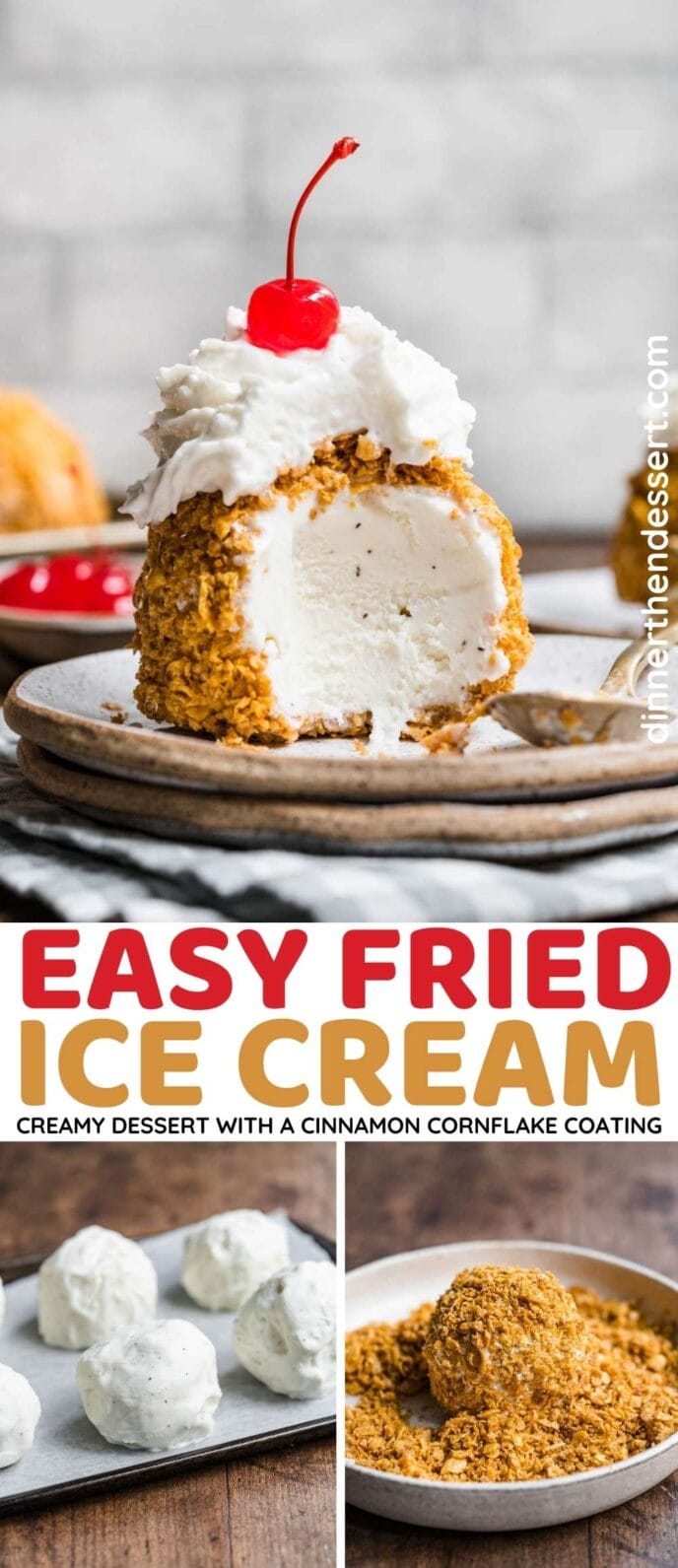 Fried Ice Cream collage