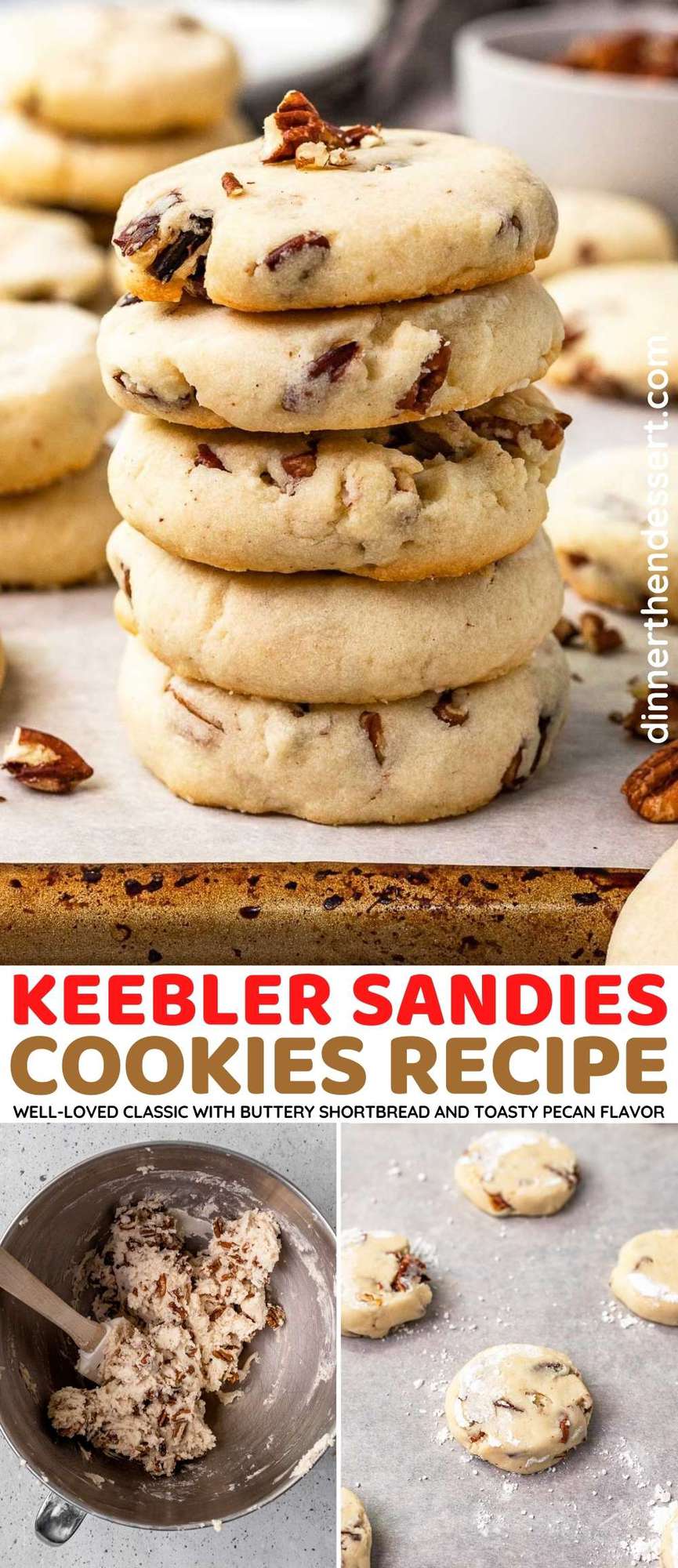 Keebler Sandies Cookies collage