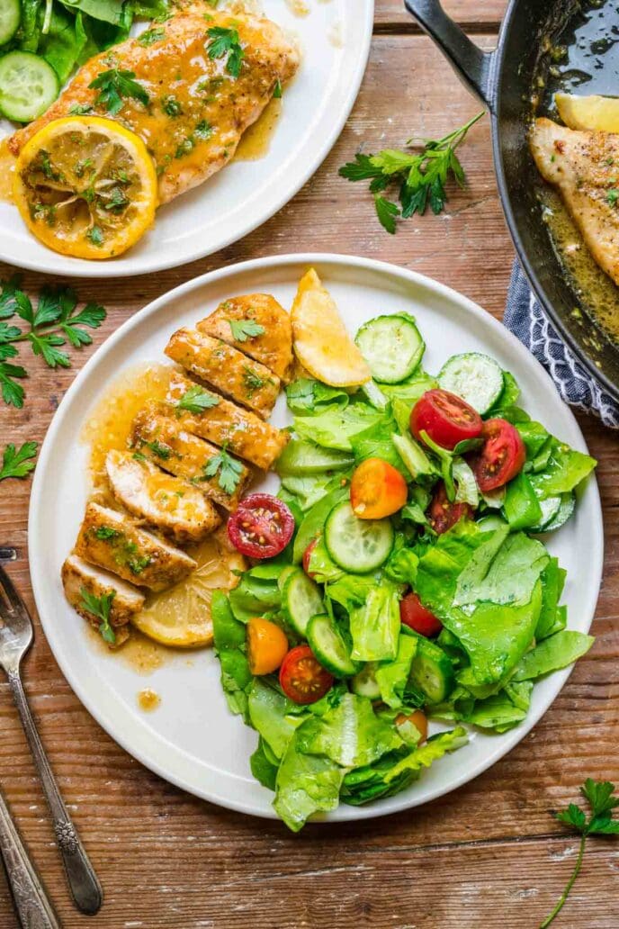 Lemon Chicken Recipe - Dinner, then Dessert