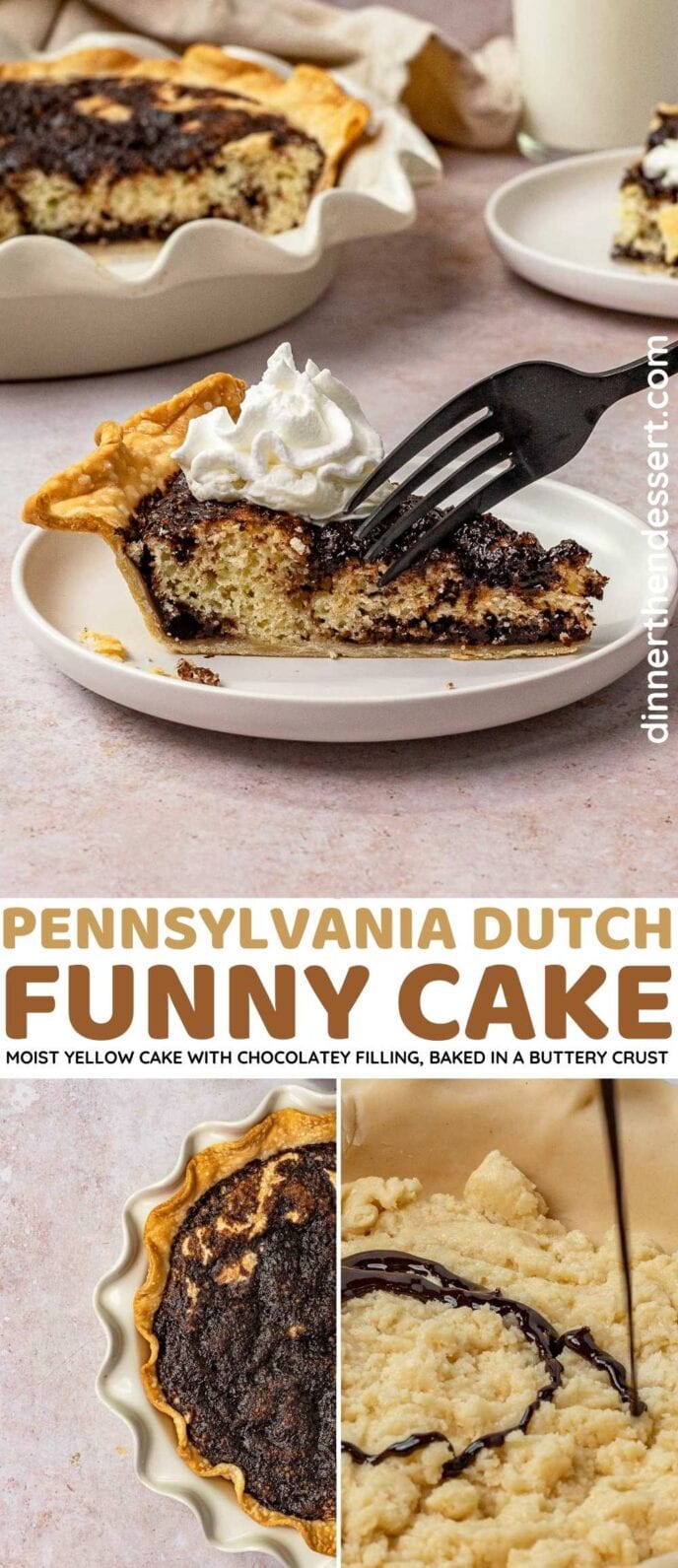 Pennsylvania Dutch Funny Cake collage