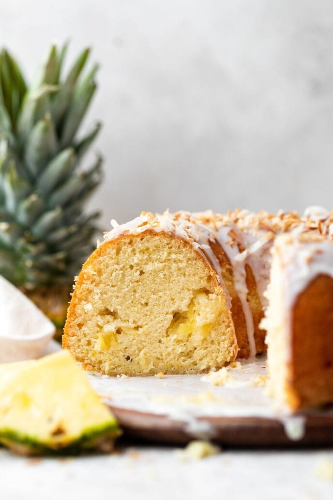 Pina Colada Bundt Cake Recipe - Dinner, then Dessert