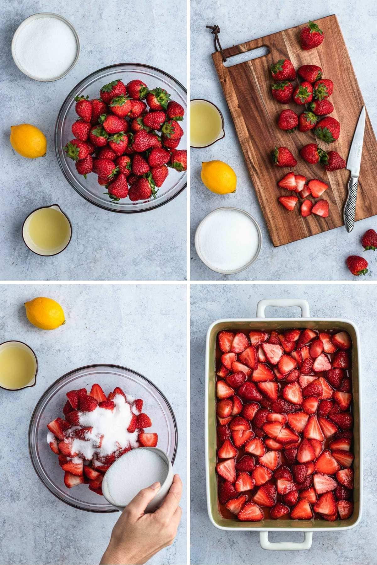 Roasted Strawberry Jam collage