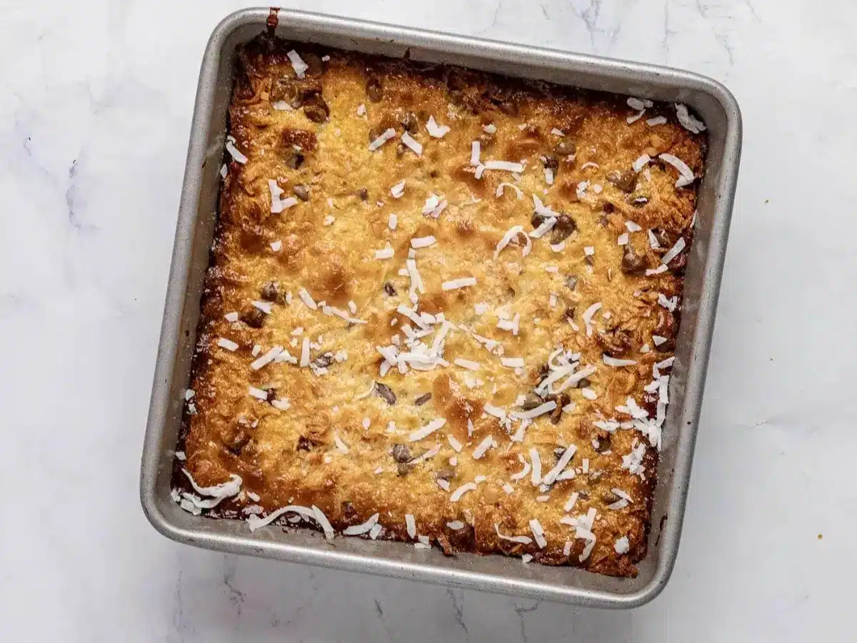 Brownies out of oven