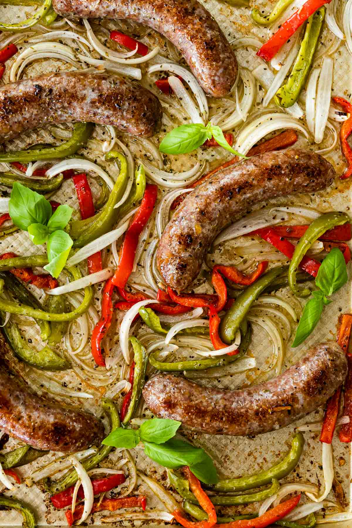 Sheet Pan Sausage, Peppers, and Onions Recipe