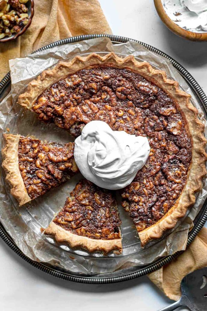 Walnut Pie Recipe Dinner, then Dessert