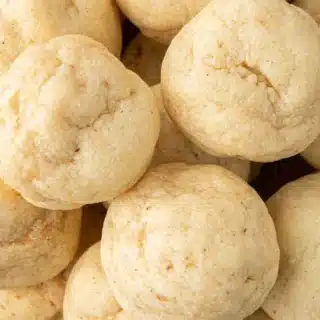 A stack of chewy cookies.