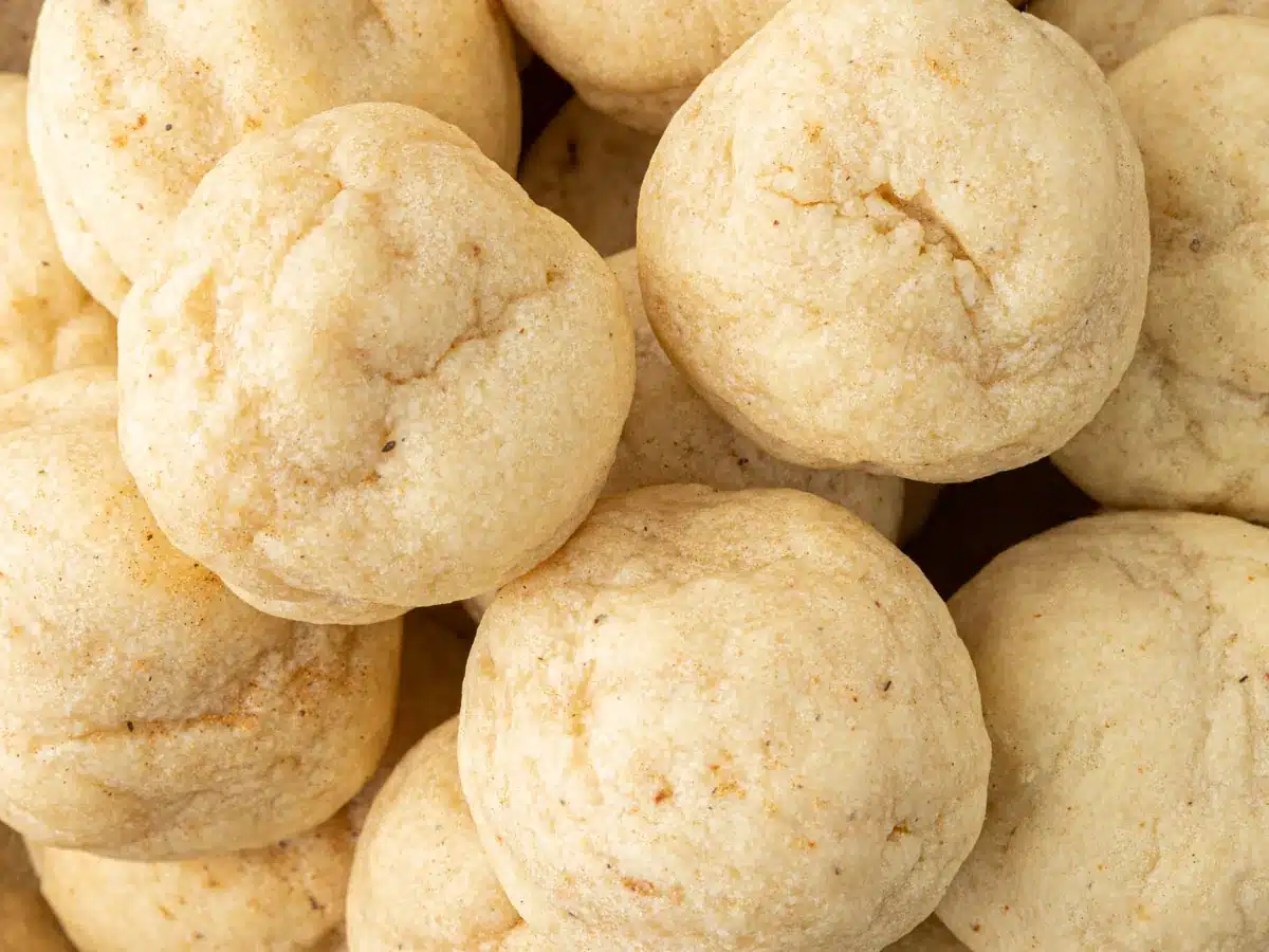 A stack of chewy cookies.