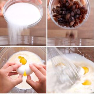 Banana Pudding process collage