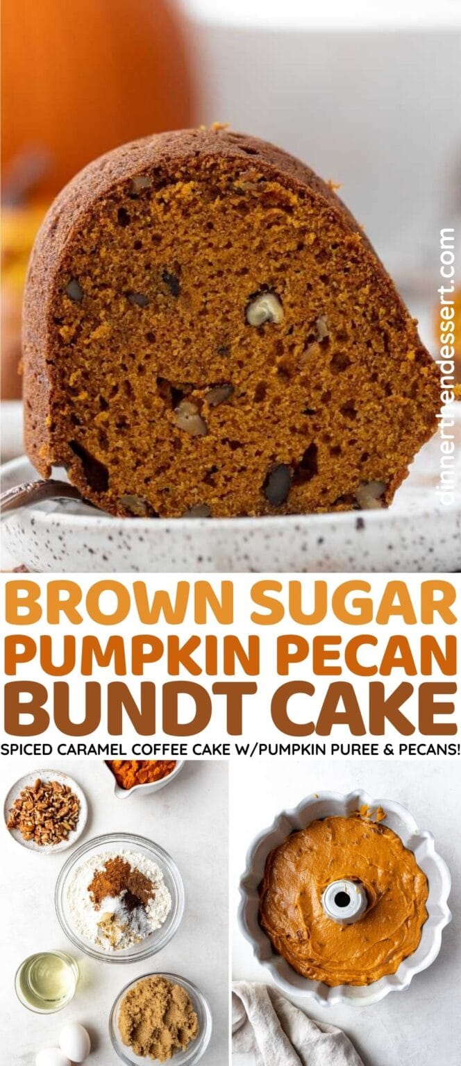 Brown Sugar Pumpkin Pecan Bundt Cake Recipe Dinner Then Dessert 3412