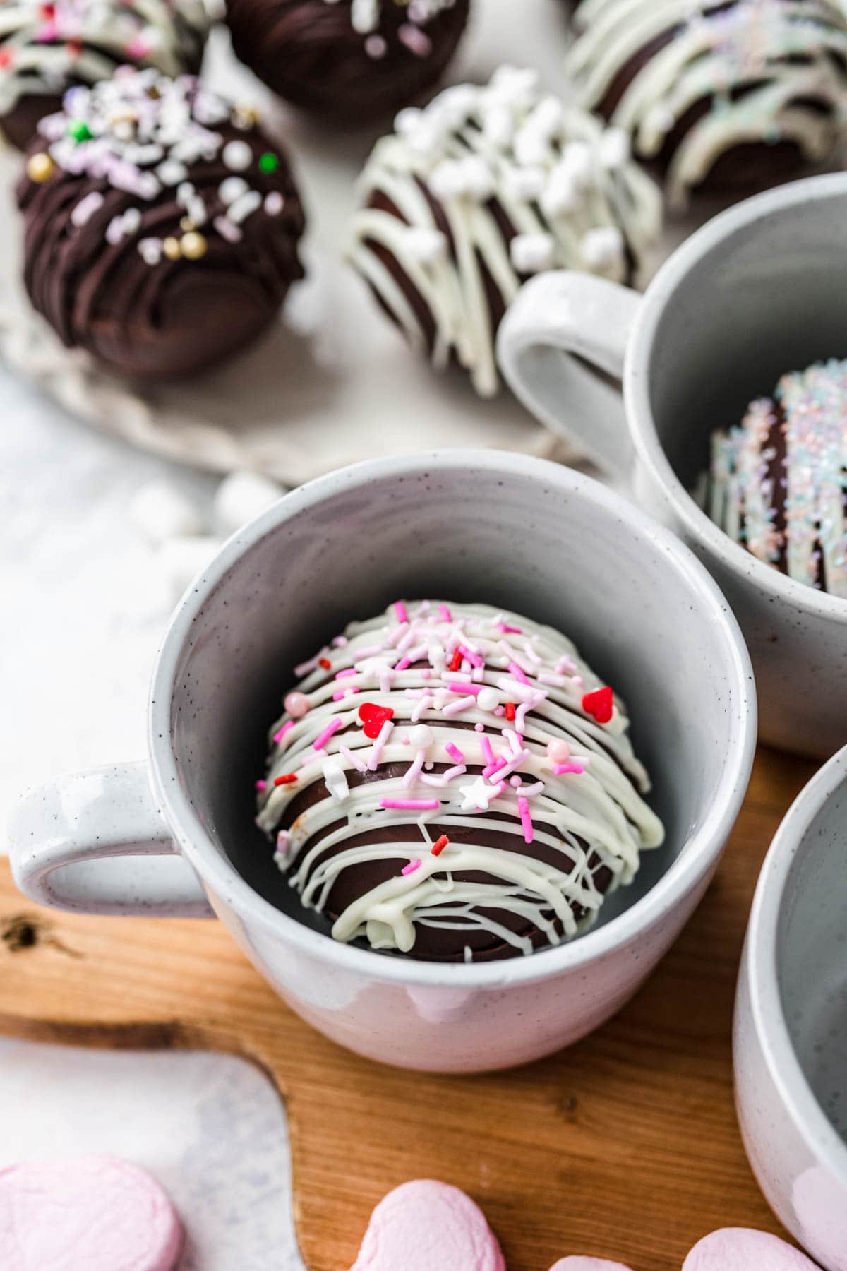 Hot Chocolate Bombs in mug