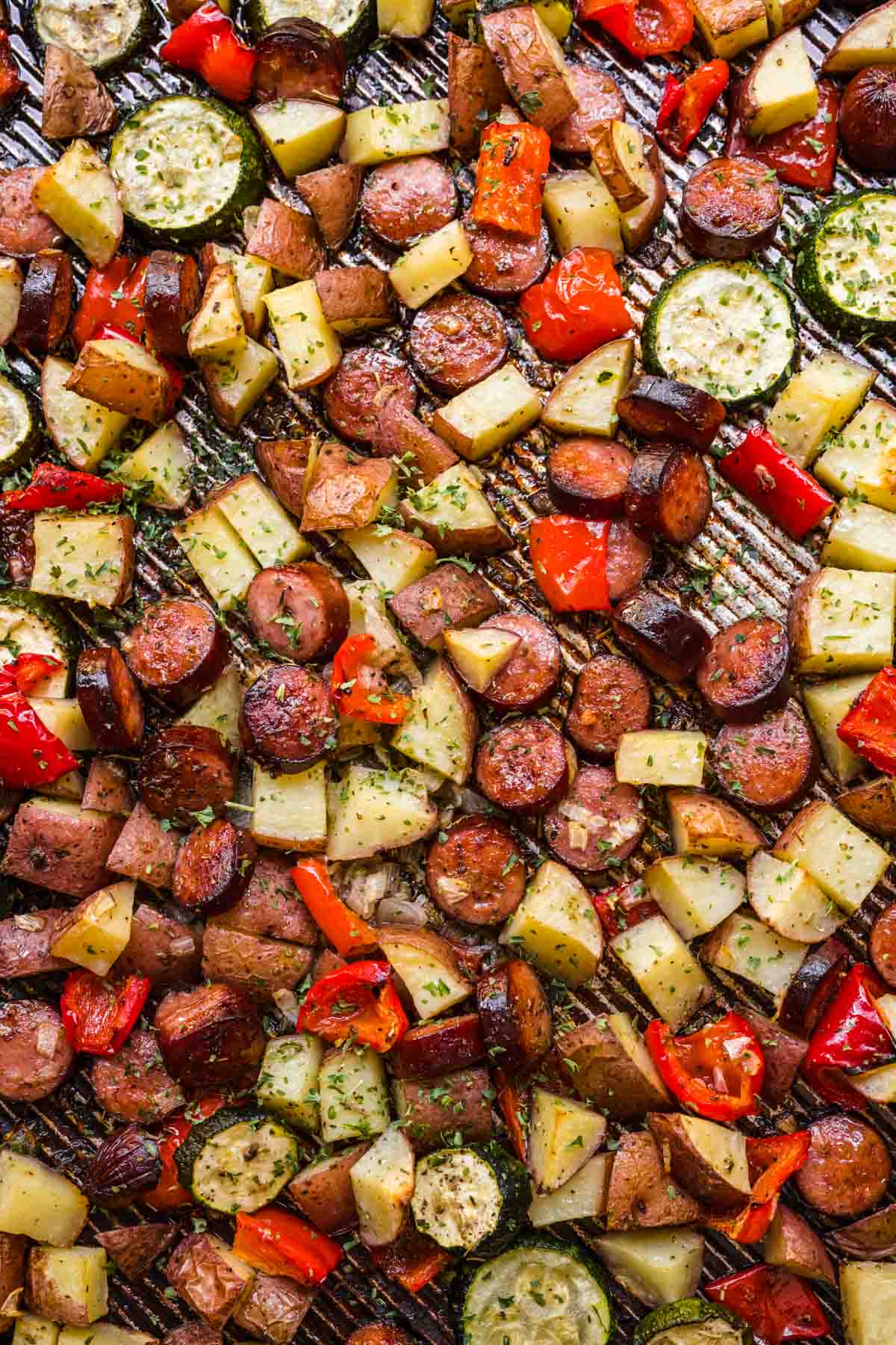 Sheet-Pan Sausage and Vegetables - Once Upon a Chef