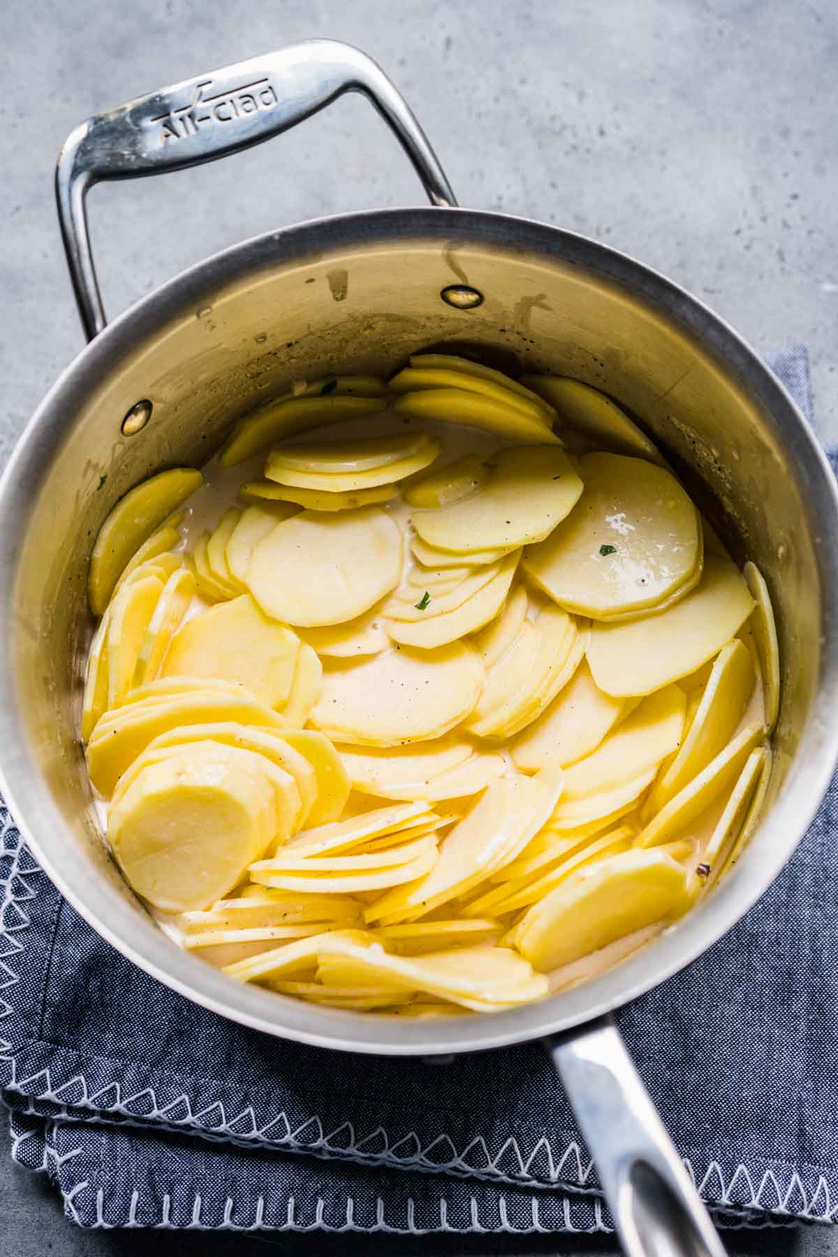 Sheet Pan Scalloped Potatoes - Plain Chicken