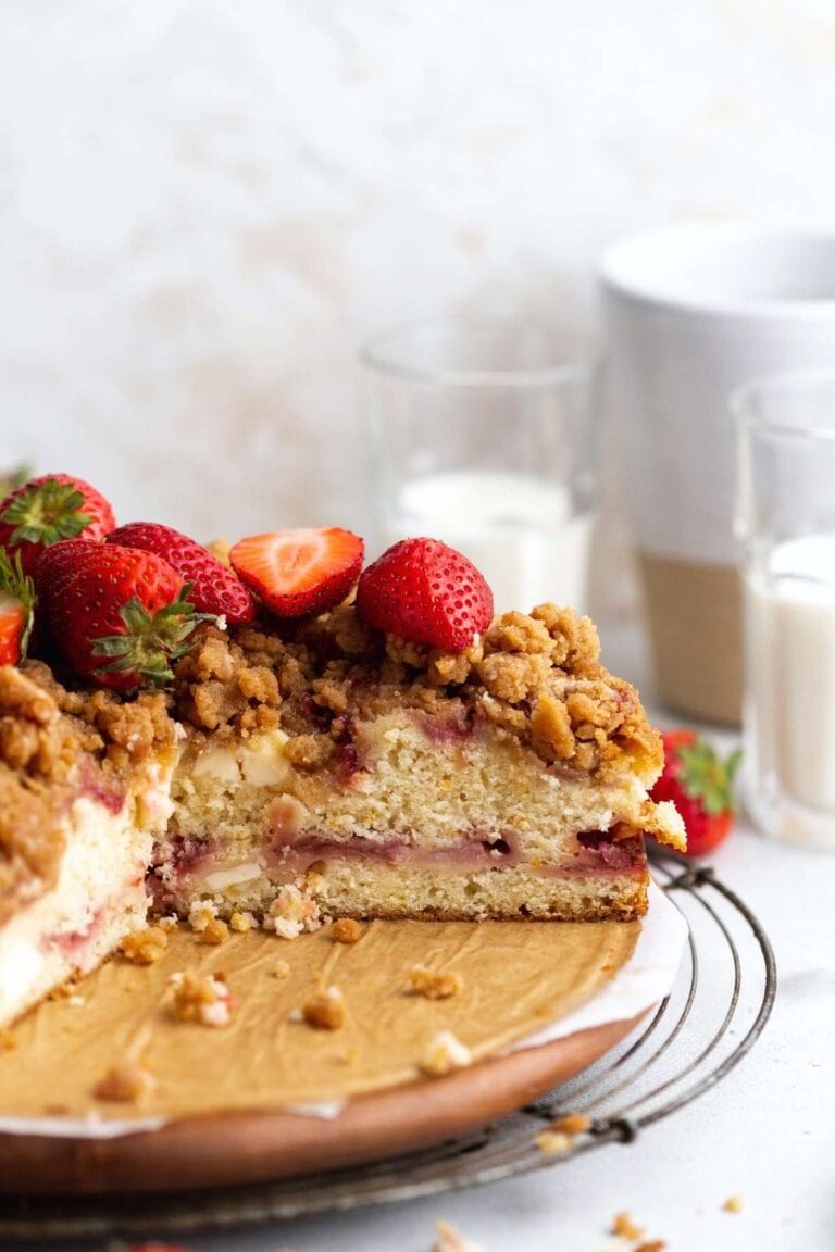 Strawberry Cream Cheese Coffee Cake Recipe Dinner, then Dessert