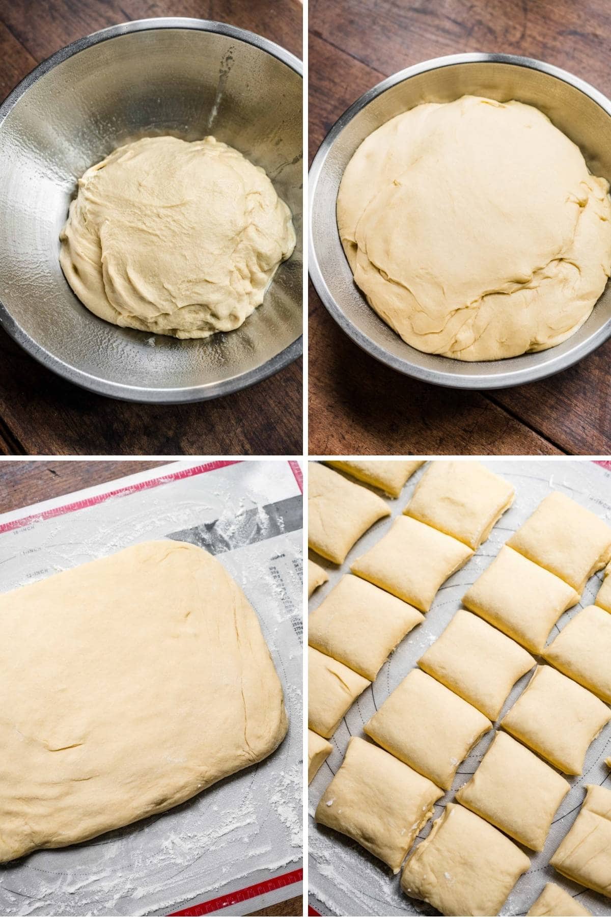 Texas Roadhouse Rolls collage