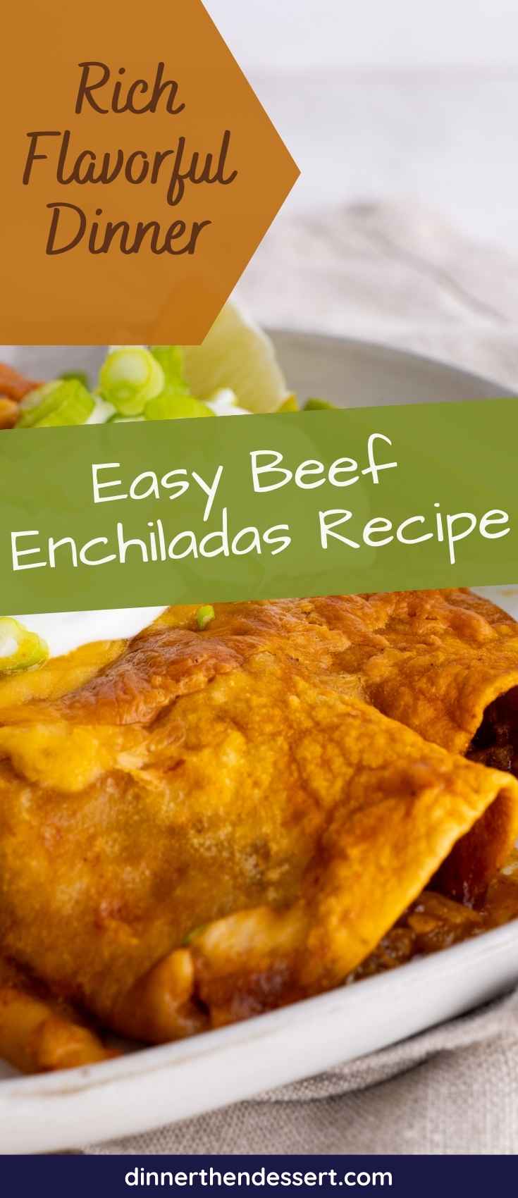 Beef Enchiladas Pin 1