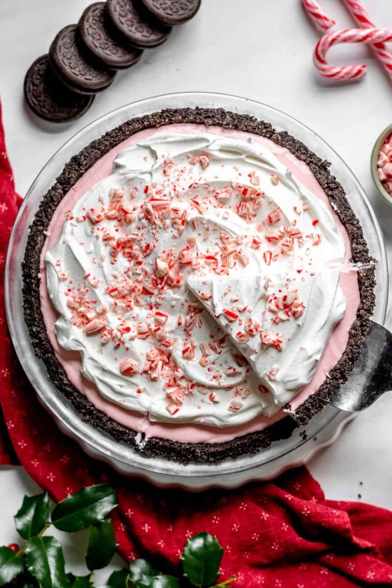 Candy Cane Pie Recipe Dinner, then Dessert