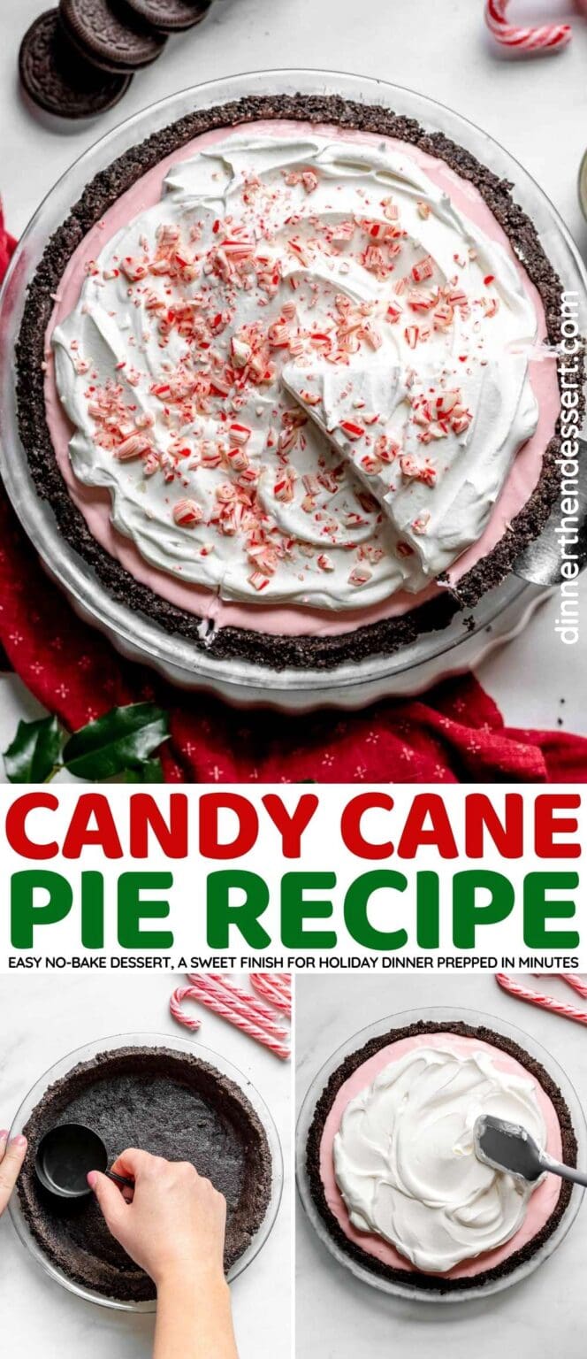 Candy Cane Pie Recipe Dinner, then Dessert