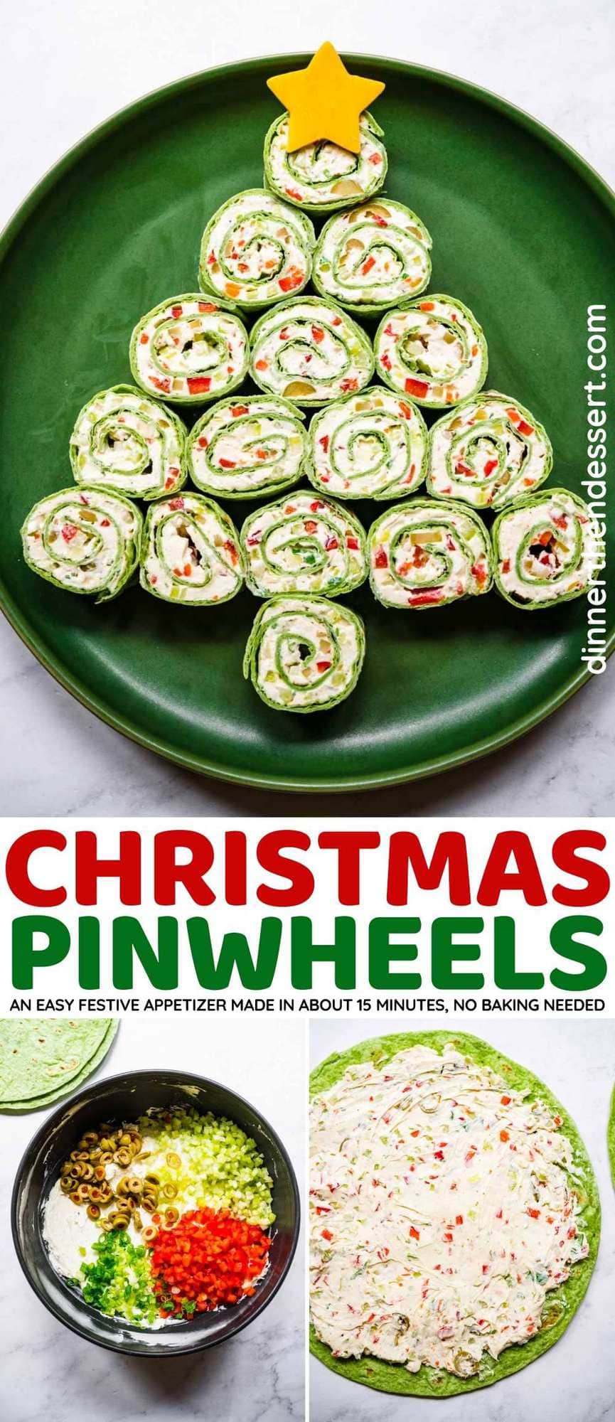 Christmas Pinwheels collage