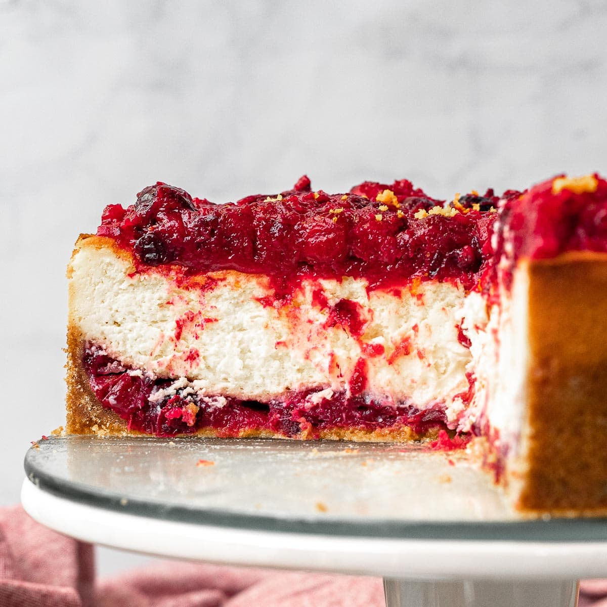 Easy Cranberry Cheesecake Recipe Dinner, then Dessert