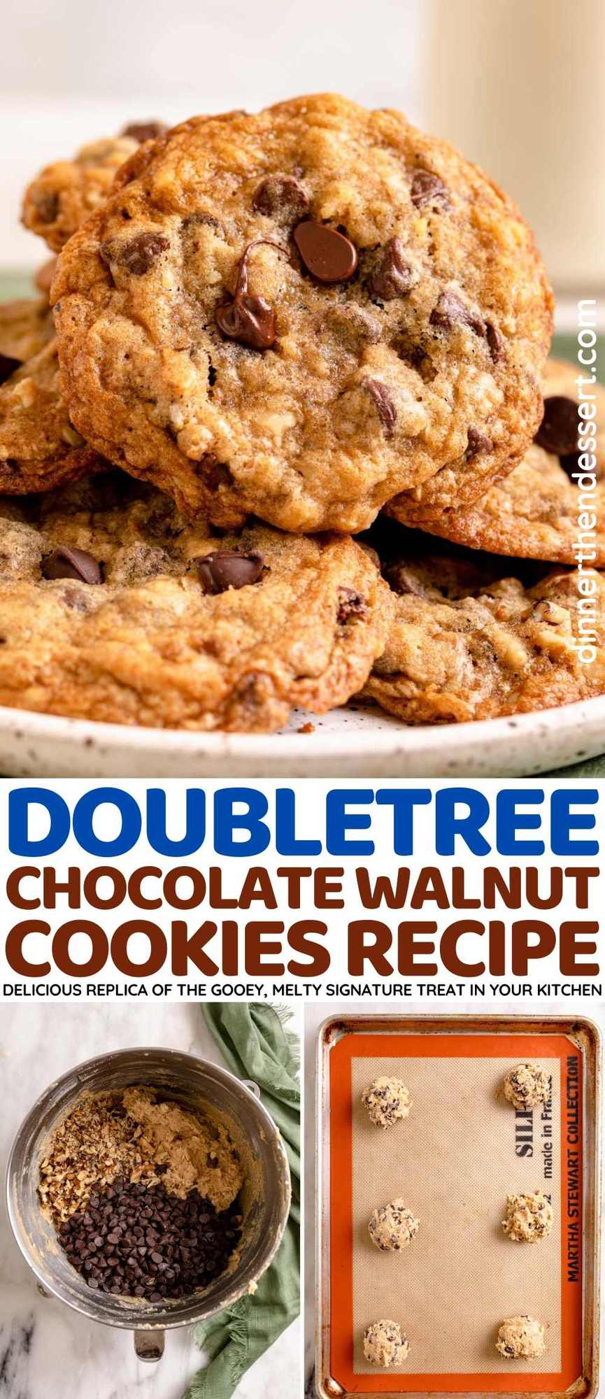 Doubletree Chocolate Walnut Cookies collage