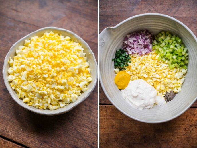 Egg Salad Sandwich Recipe - Dinner, then Dessert