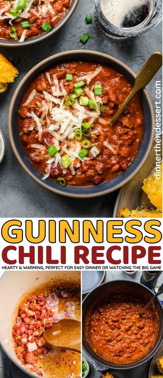 Guinness Chili Recipe - Dinner, then Dessert